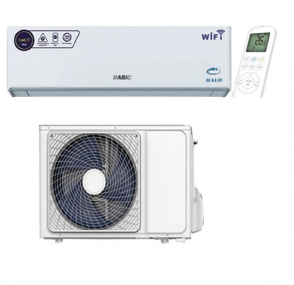 Basic Inverter Split Air Conditioner 2.5 Ton Hot & Cold WiFi BTU27400