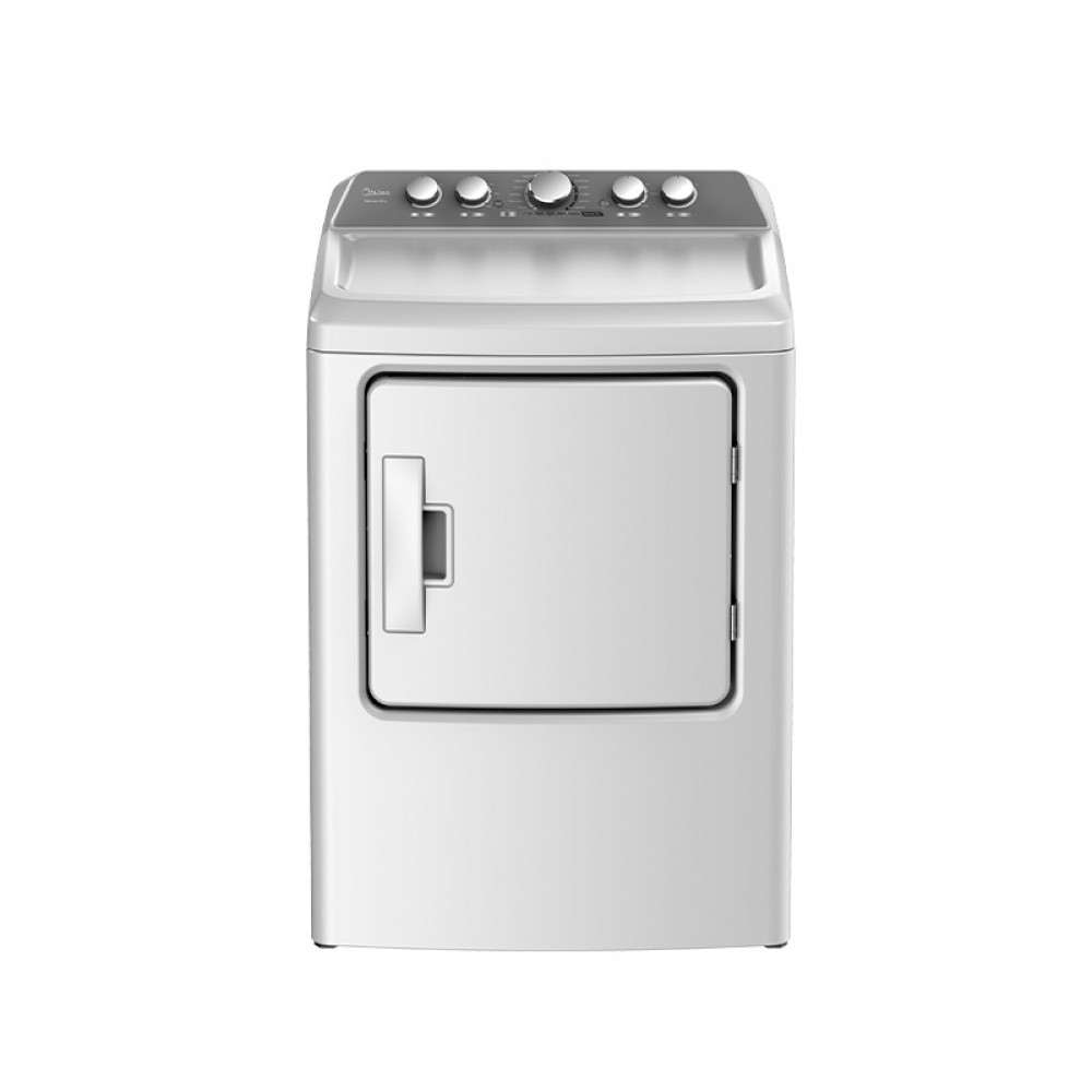 Midea 12kg Dryer, American Design, 8 Programs, 12 Cycles, Air Drying, White