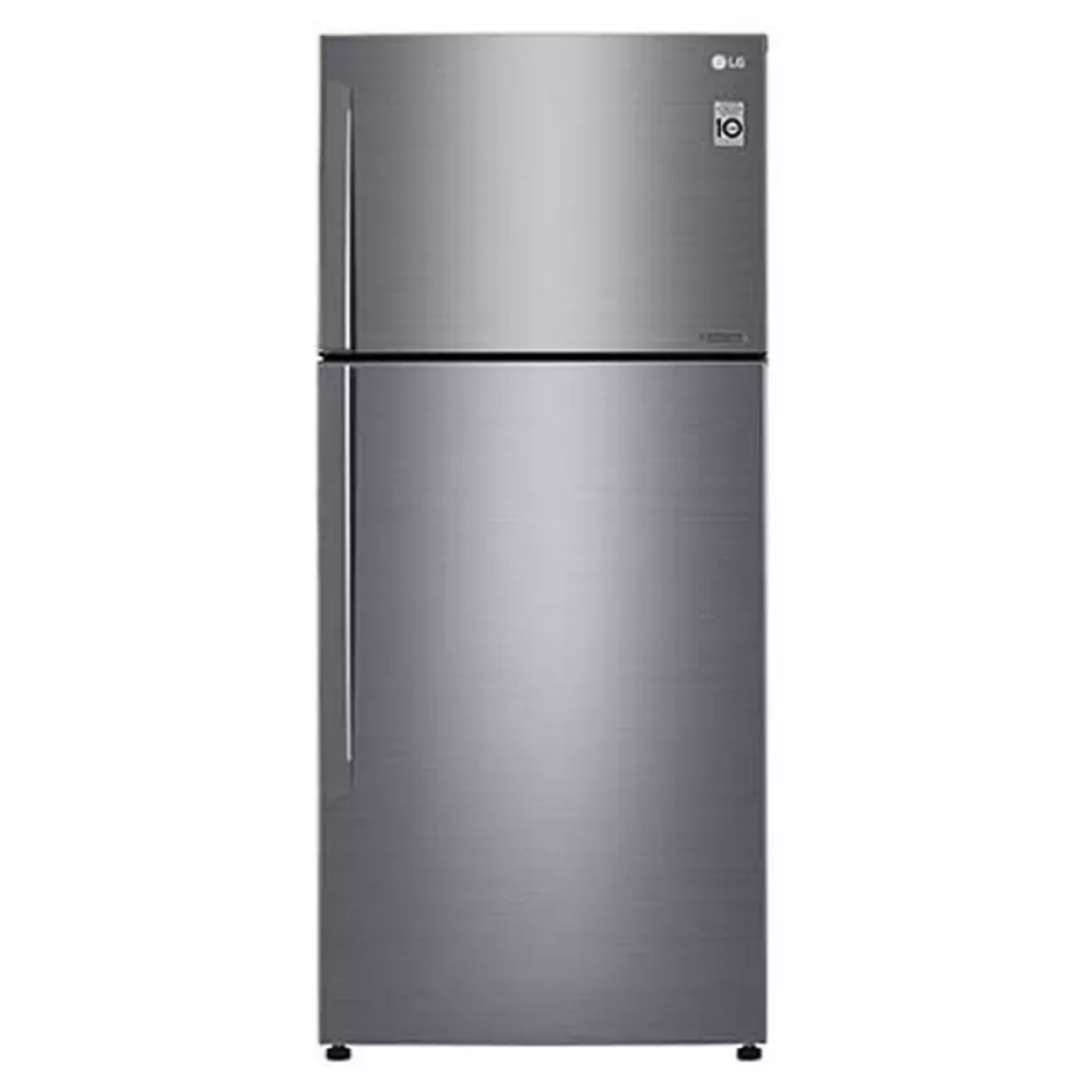 LG Refrigerator, Two Doors, 18 cu. ft., 509 L, Inverter, Silver, Smart