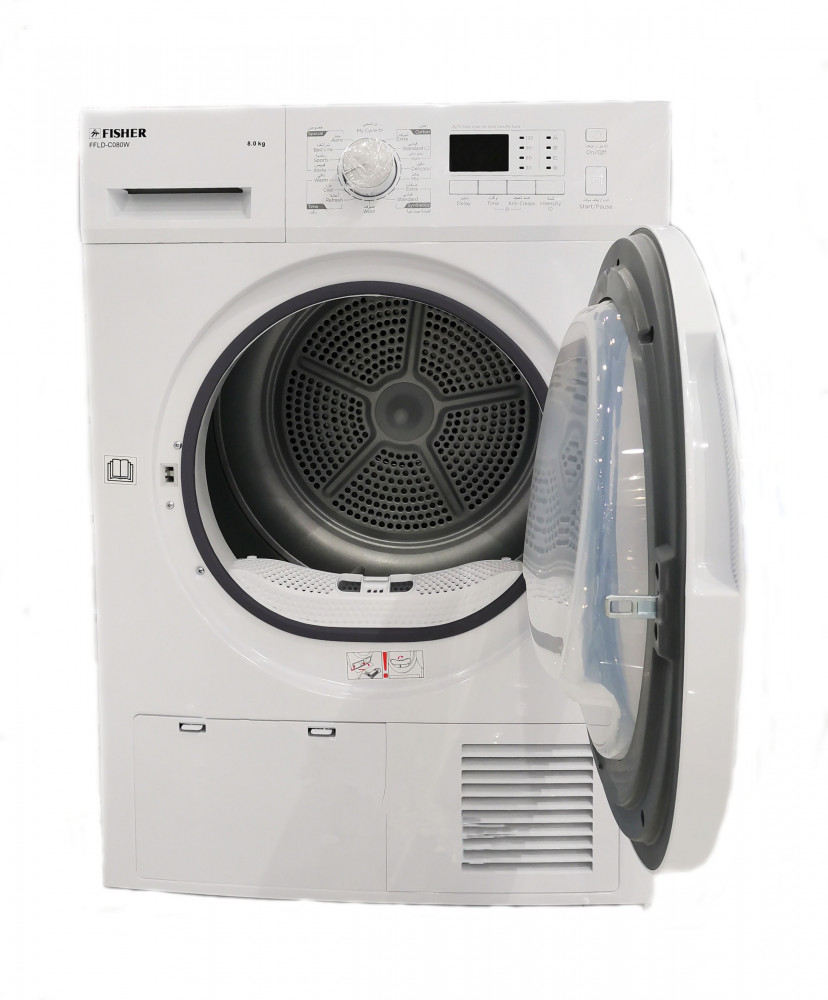 Fisher dryer, 8 kg, condenser drying, white