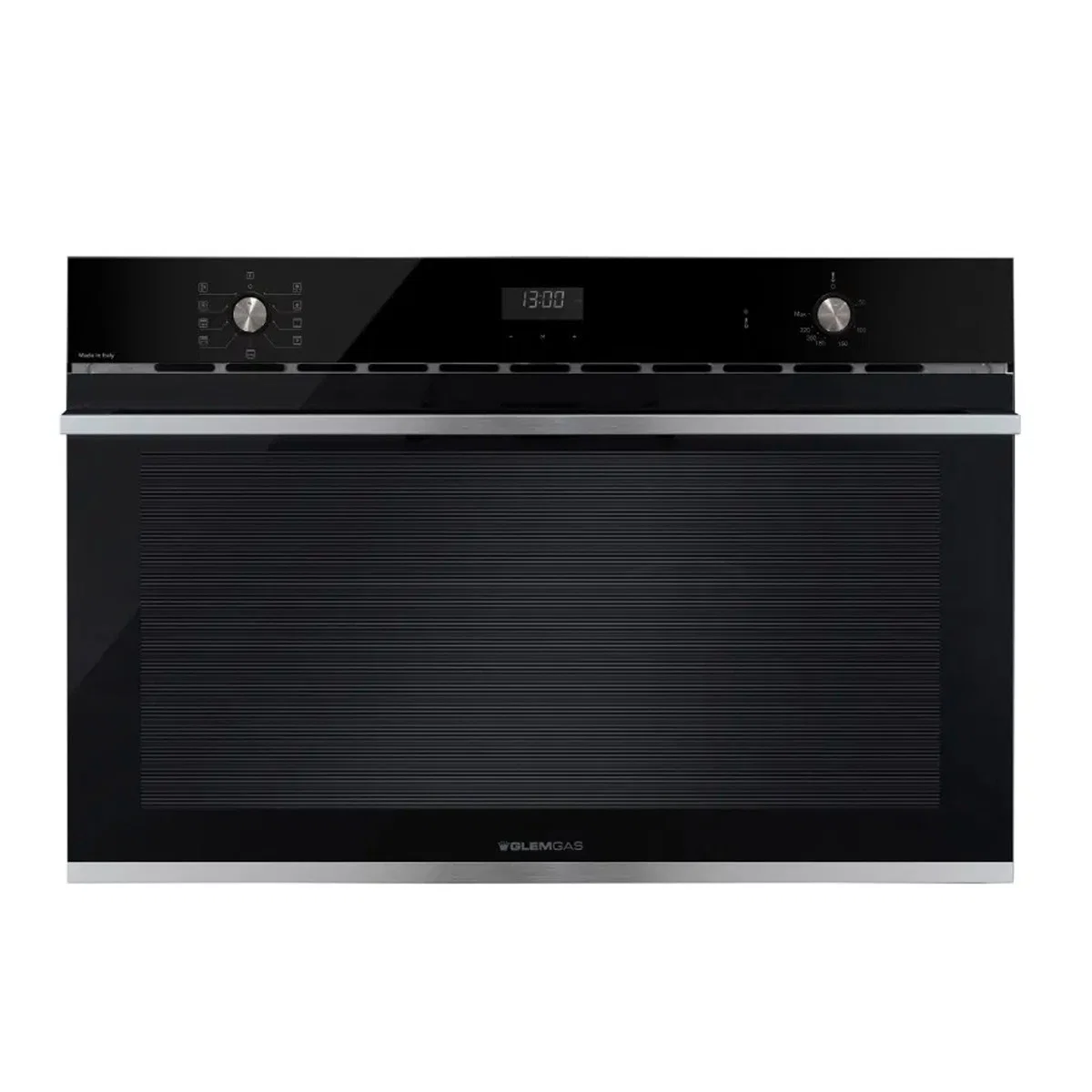Glem gas built-in electric oven, 89.7 cm, black, full safety
