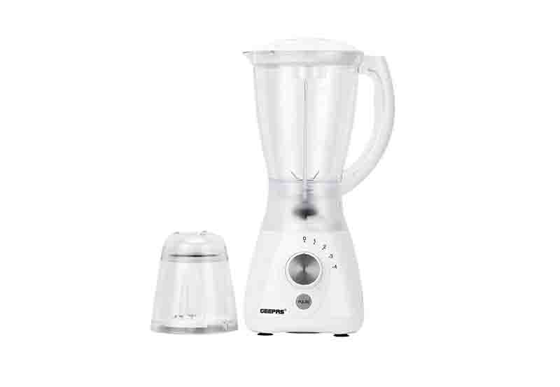 Geepas 2-in-1 Blender, 4 Speeds, 1.5 Liters, 550 Watts