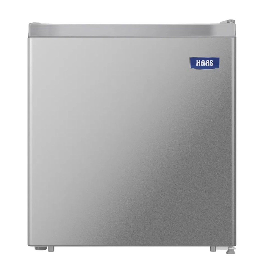 Haas Single Door Refrigerator, 1.6 cu. ft., Silver