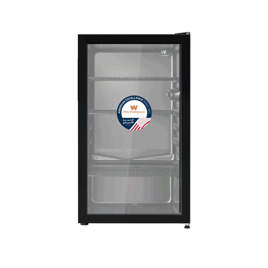 White Westinghouse Beverage Coolers 94L Glass Door Black