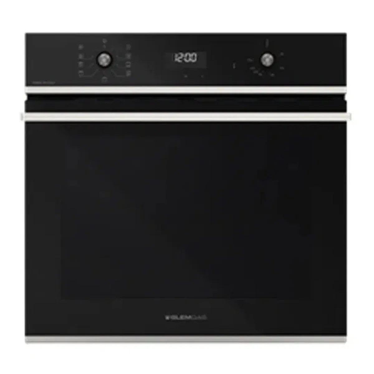 Glem gas oven, 59.7 cm, electric grill, 9 functions, black