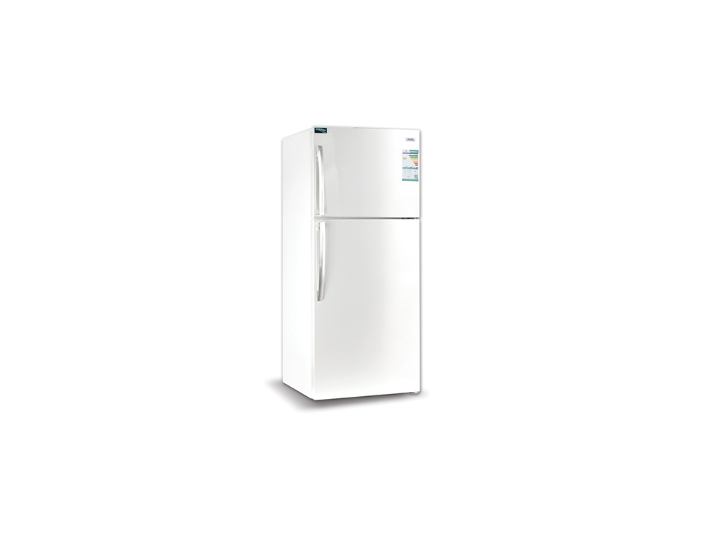 Basic 2-Door Refrigerator 18.2 cu ft (515 L) White Steam