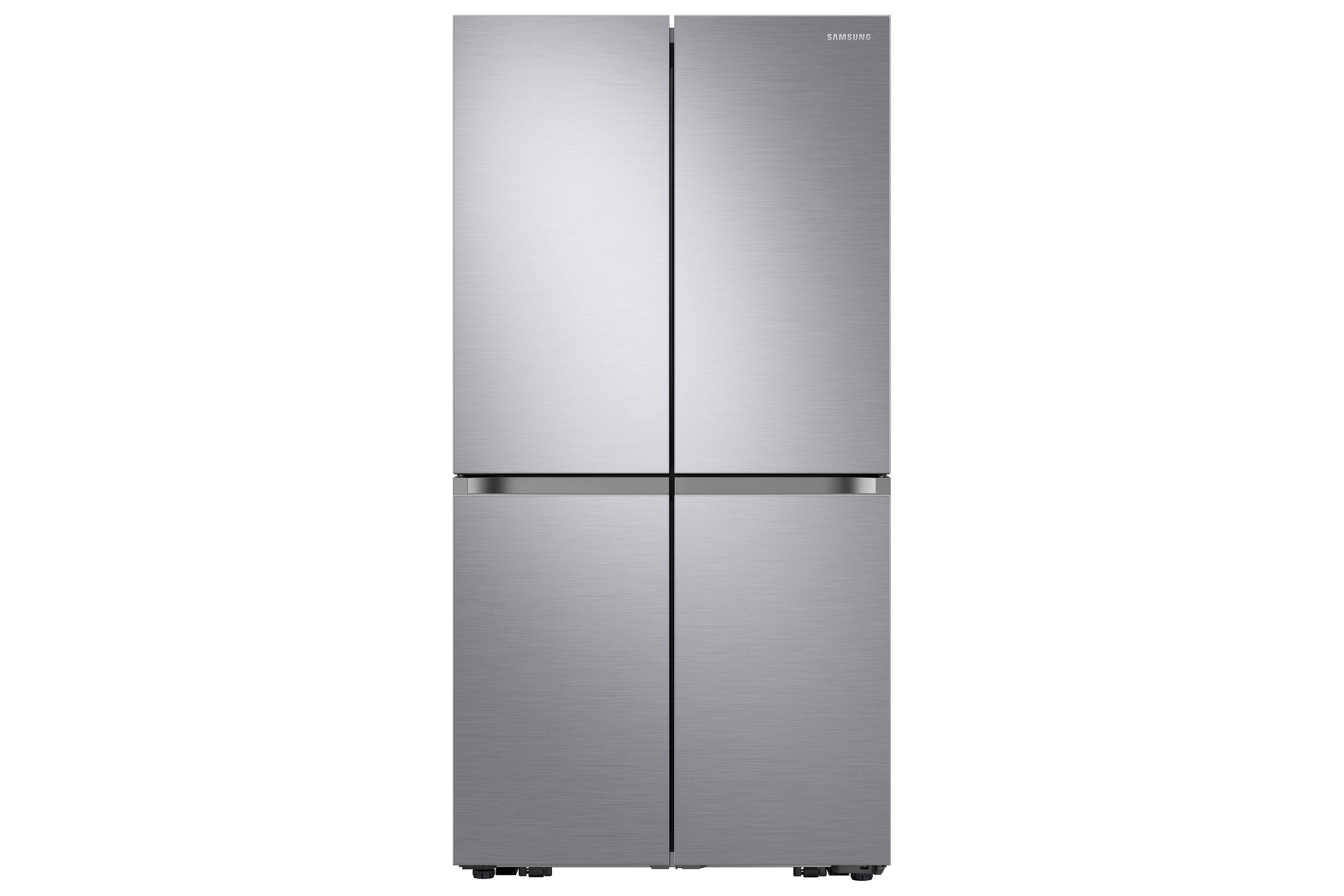 Samsung SBS 4 Doors Refrigerator 18Cu.ft, Freezer 10.1Cu.ft, Inverter,Ez Clean Steel