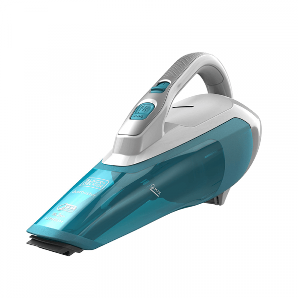 BLACK+DECKER Vacuum Cleaner Handheld Battery Lithium-Ion Cordless – 1.5 Ah – 10.8V – 240 ml – White/Blue