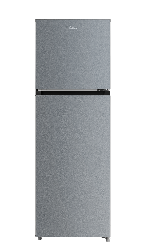 Midea 2-Door Refrigerator 9.3 cu ft 262 L Silver