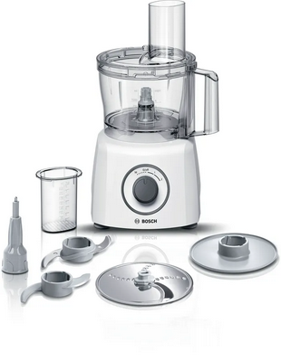 Bosch Multi Function Food Processor 700 Watts, White (Slovenia)