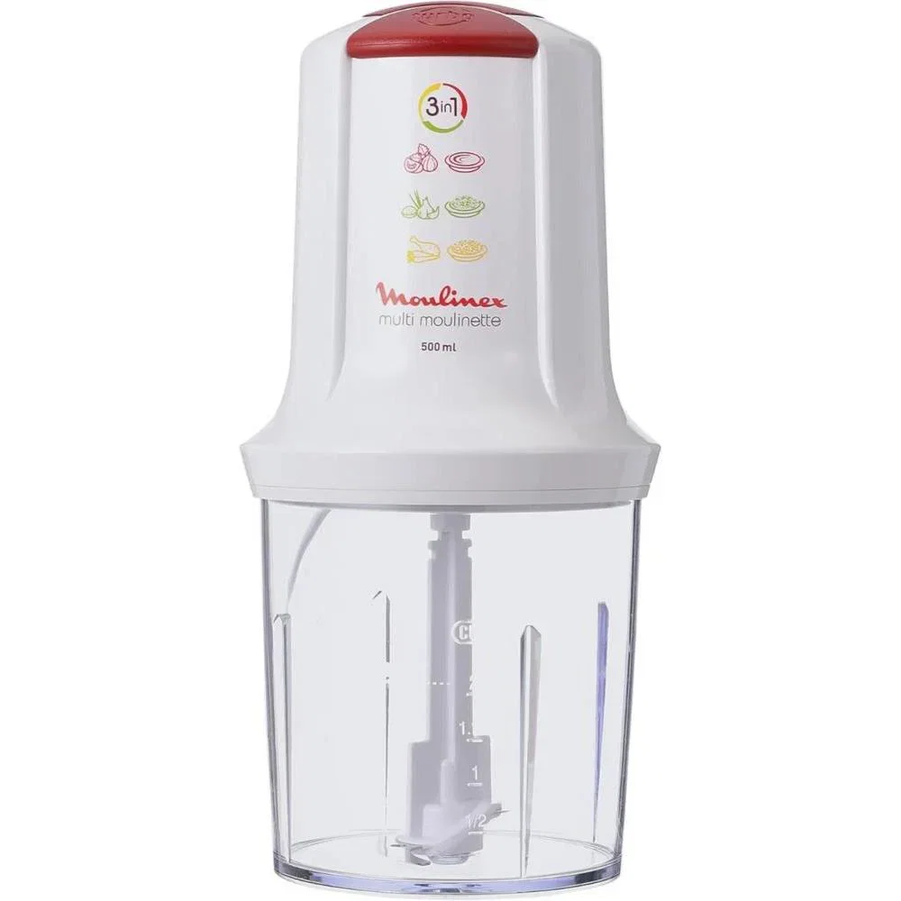Moulinex Mini Chopper 400W 500ml 2 Speeds White