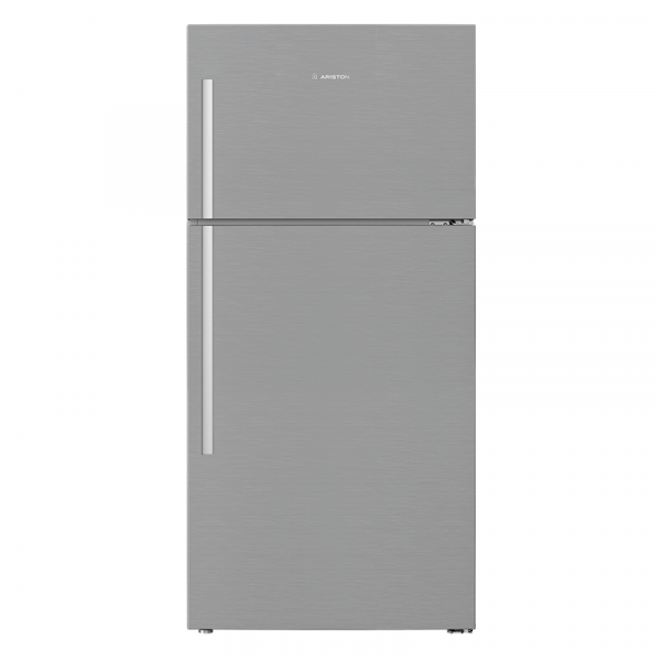 Ariston Refrigerator and Freezer Two Doors – 15 Cu.ft Fridge & 4.9 Cu.ft Freezer – Inox