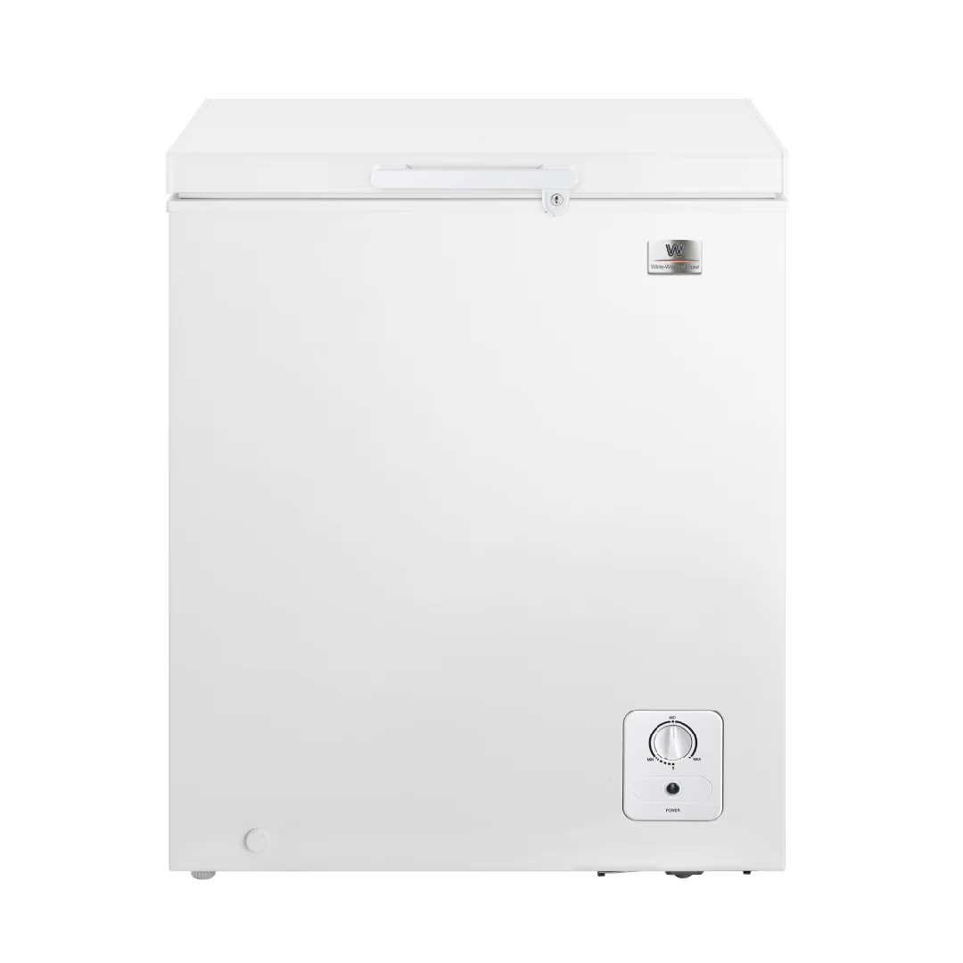 White Westinghouse  Chest Freezer  144L 5.1 Cu Ft White