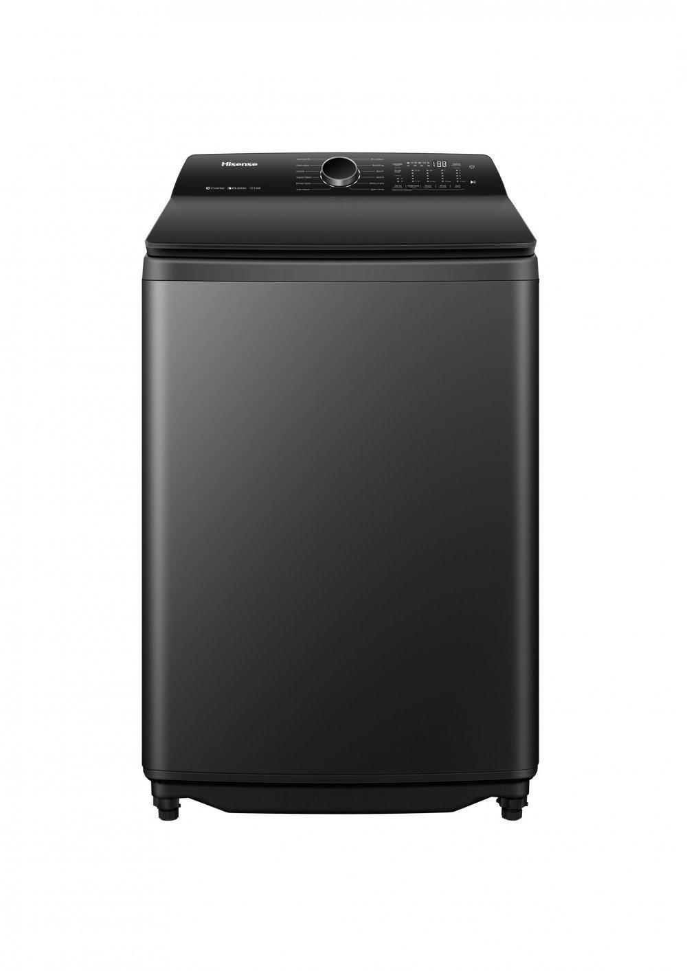 Hisense, Top Load Washer, 18 KG, DD Inverter, WiFi, Color Screen, Black