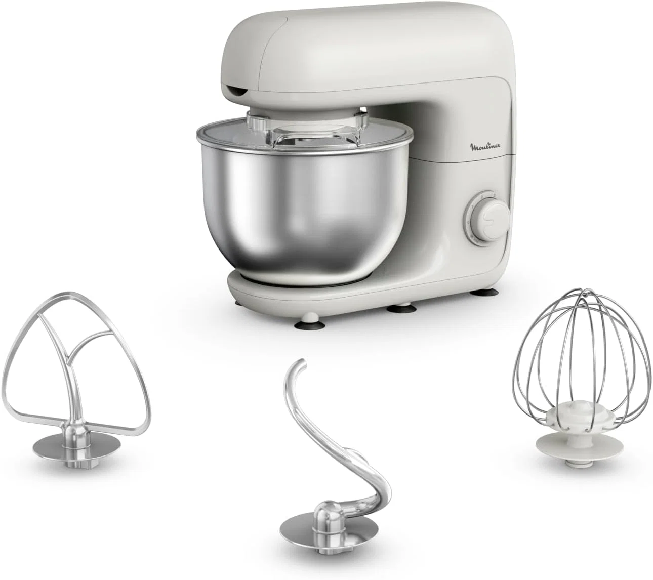 Moulinex Bake Essential Stand Mixer 4.8L Bowl 800W Baking Kit