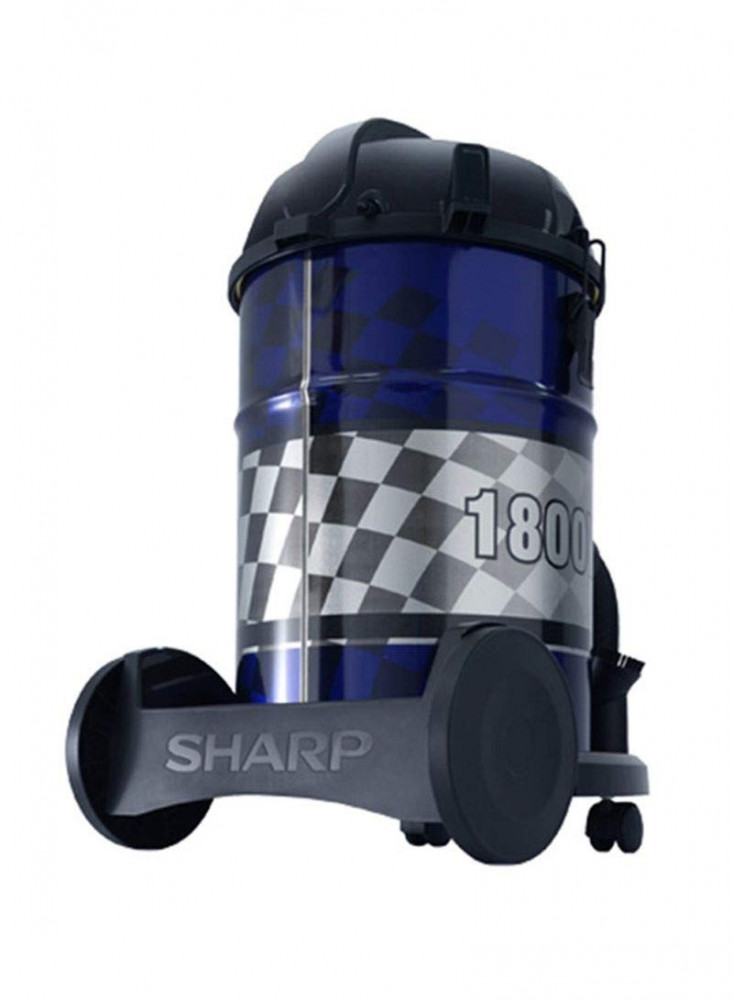 Sharp Barrel Vacuum Cleaner, 1800 Watts, 20 Liters, Blue