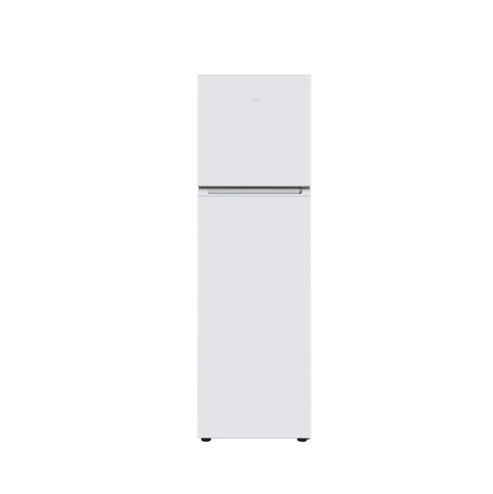 TCL refrigerator, two doors, 10.1 feet, capacity 286 litres, White