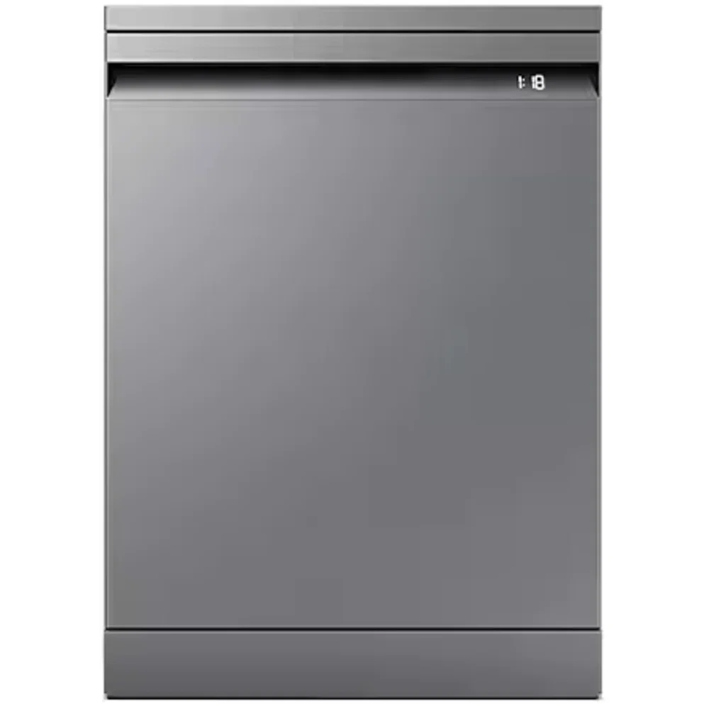 Samsung - Double-Layer Dishwasher, 14 Place Settings, 9 Programs, WaterJet Cleaning, Smart Control, Aqua Stop, Silver