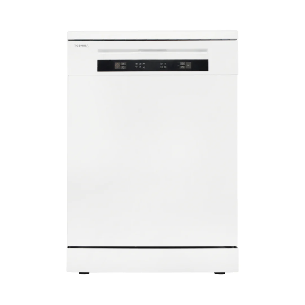 Toshiba Dishwasher, 14 Place Settings, 6 Programs, White