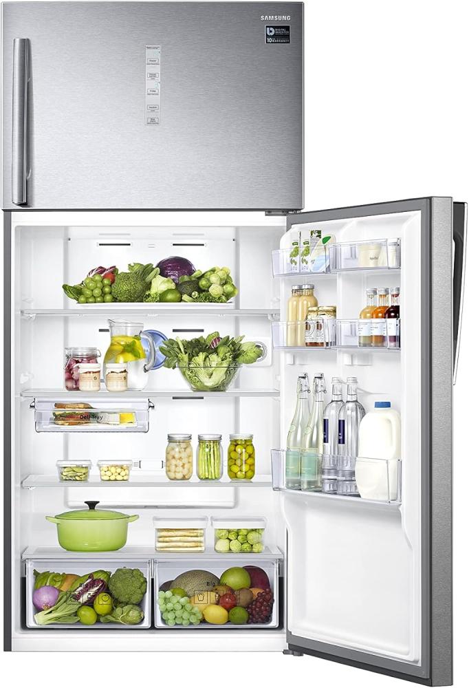 Samsung 2-Door Refrigerator 21.9 cu ft 620 L Silver Inverter