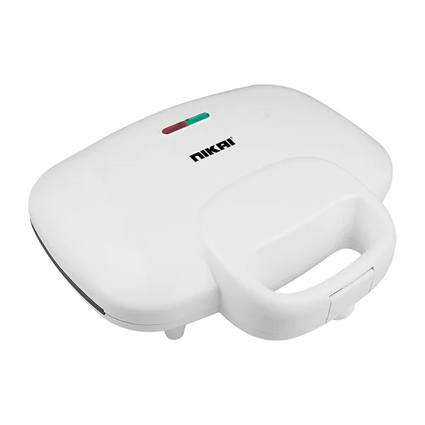 Nikai Sandwich Maker, 7000 W, Double, Non-Stick Coating, White