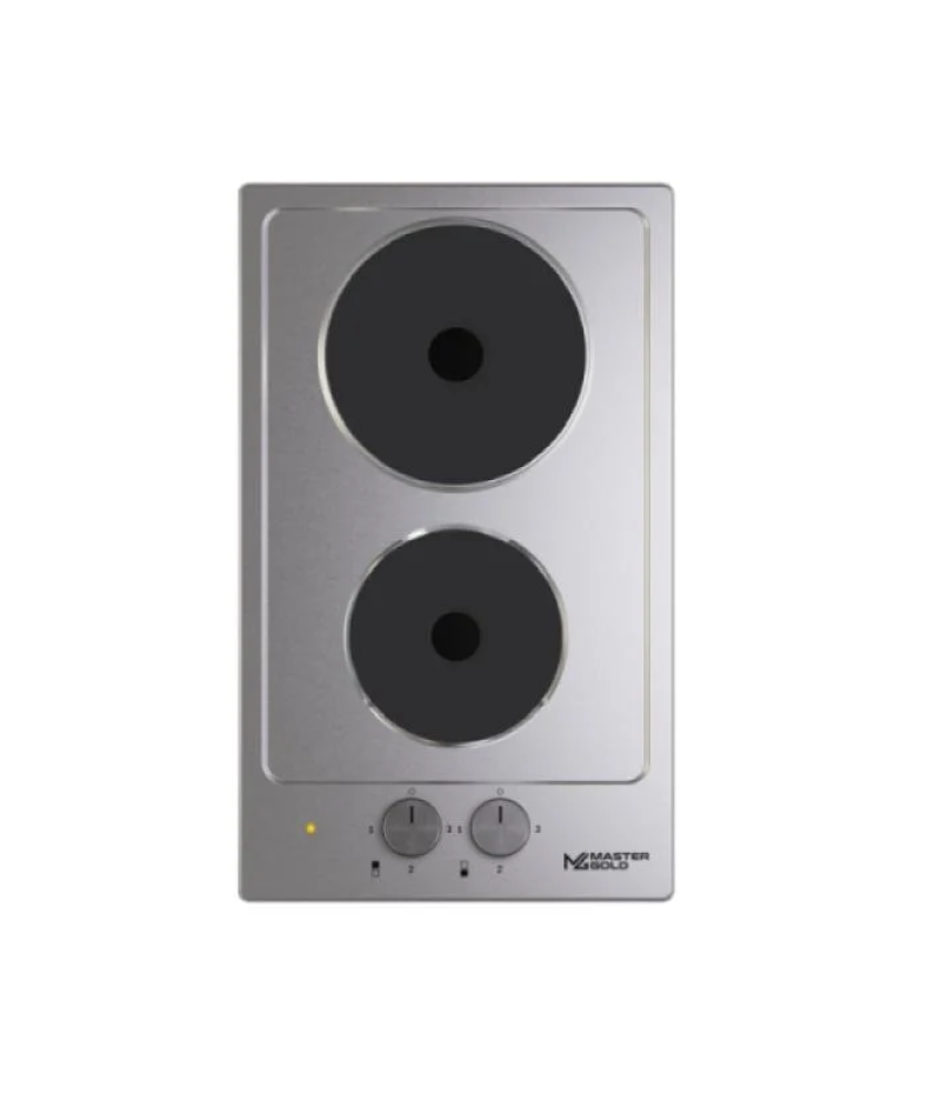 Master Gold 2-burner electric hob, 30 cm, steel