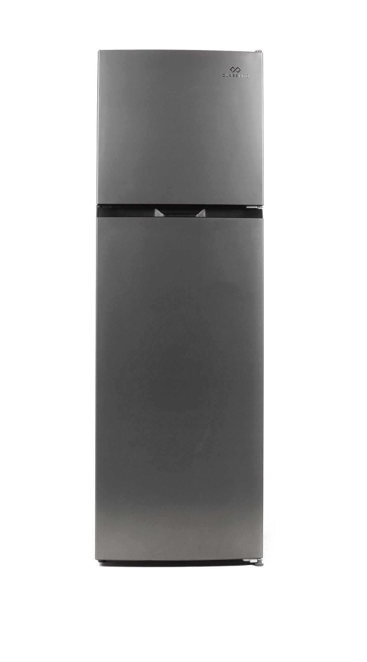 Classpro Refrigerator 6.9Cu.ft, Freezer 1.8Cu.ft, Inverter Compressor, Recessed Handle, Color Inox