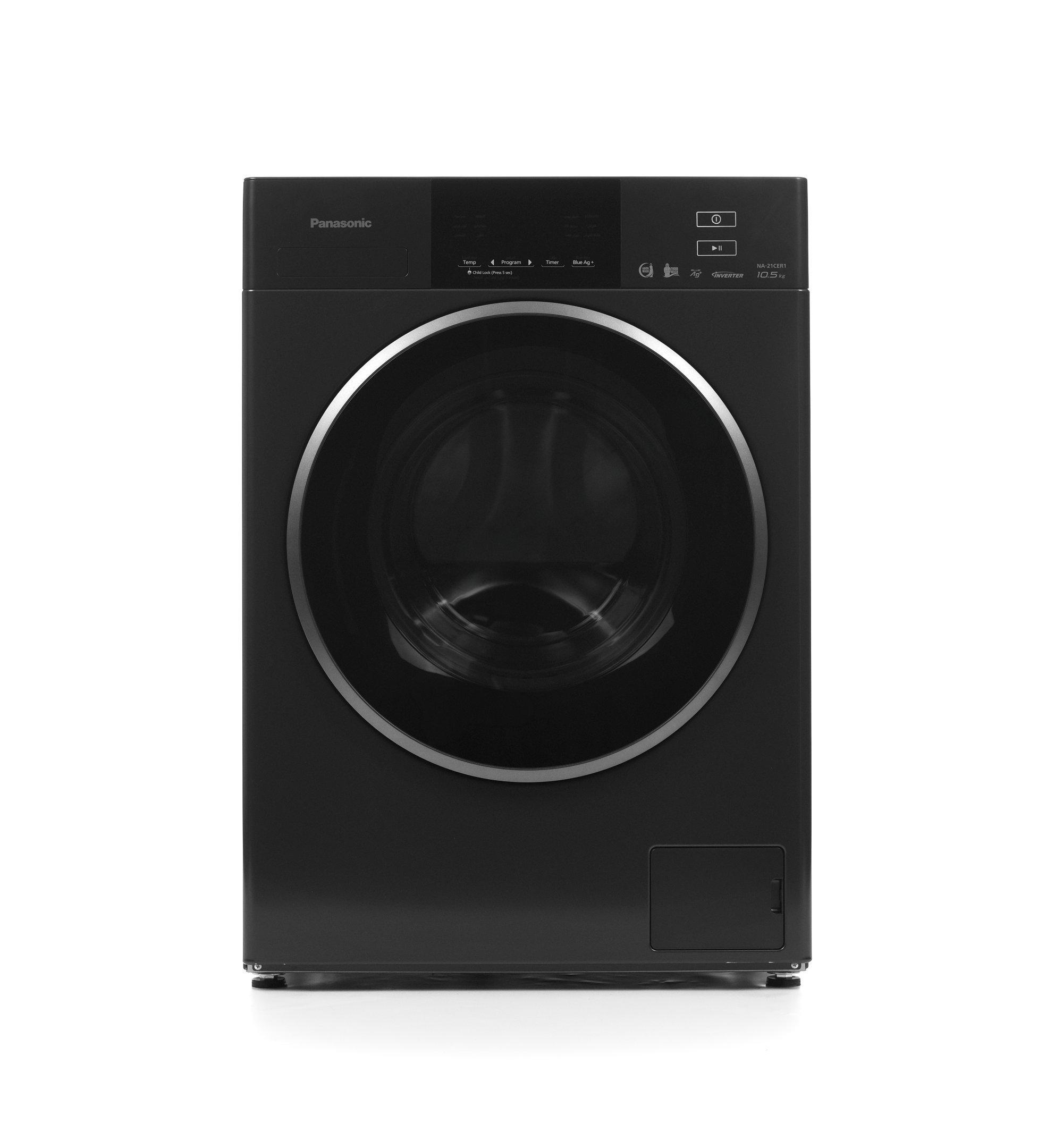 Panasonic, Front Load Washer 10.5 Kg, AI EcoNavi, Active Foam, Inverter, Silver