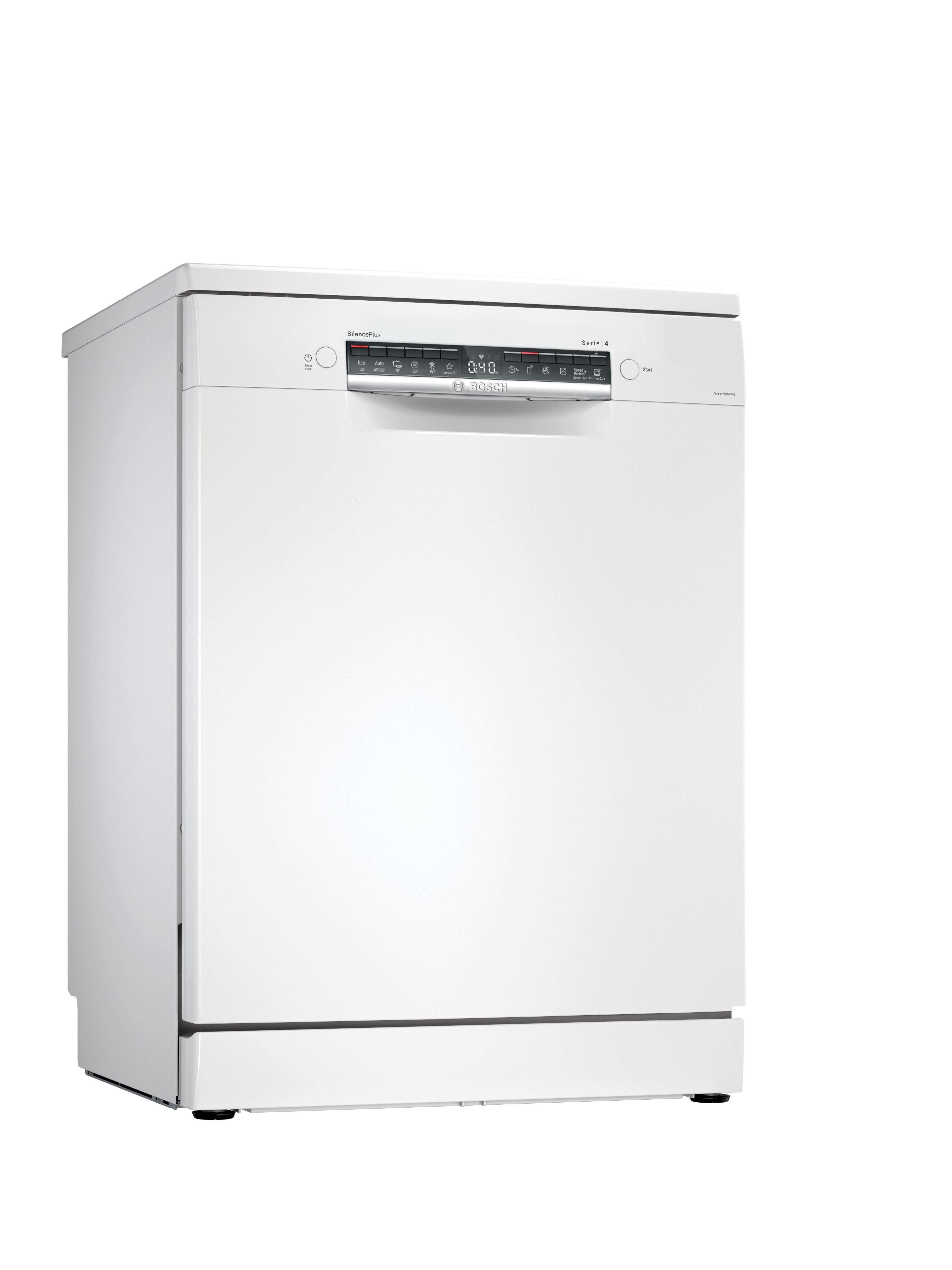 Bosch Dishwasher, Series 4, Programs 6,  13 Place Settings, White