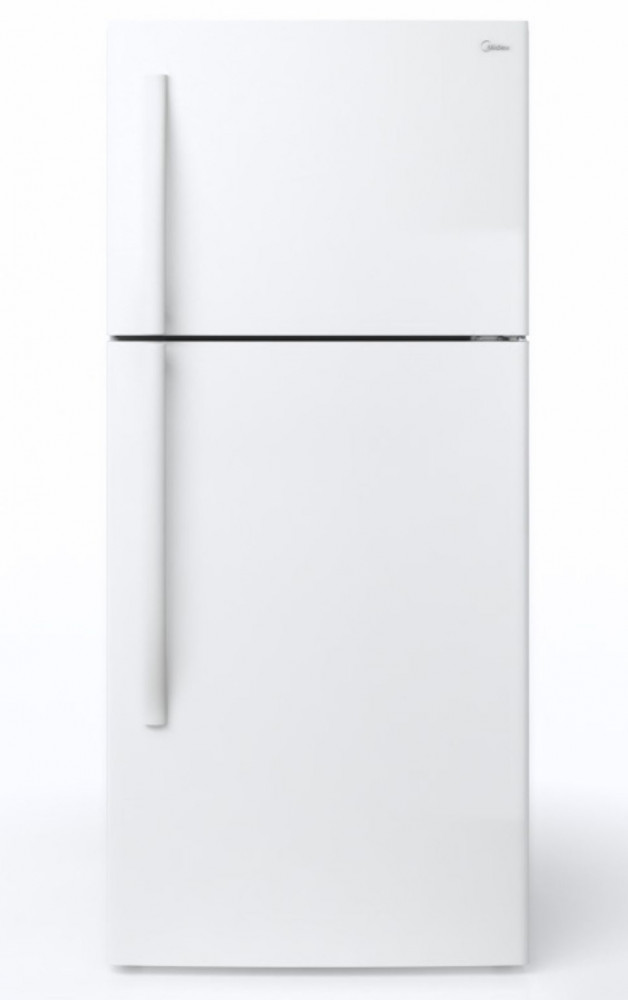 Midea 2-Door Refrigerator, 511 Liters, 18.1 Cubic Feet, White