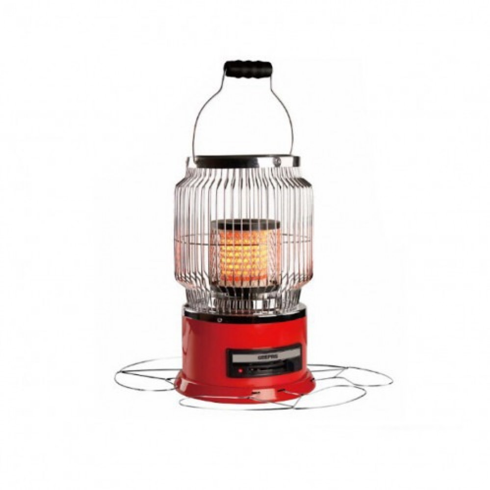 Geepas Halogen Heater, 2000 Watts, Red