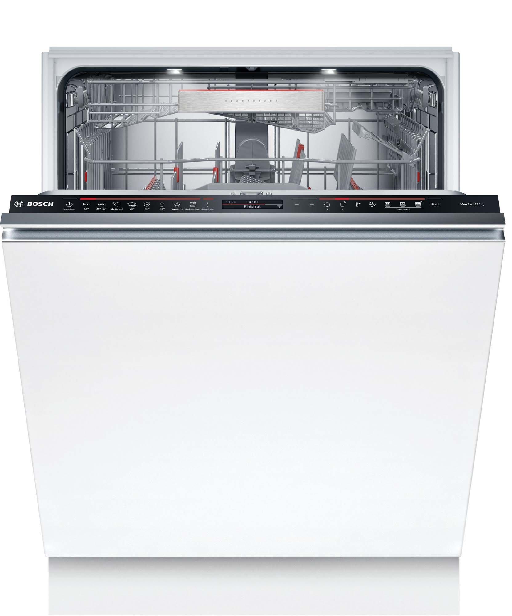 Bosch Series 8, Dishwasher, 13 Place Settings, 8 Programs, White