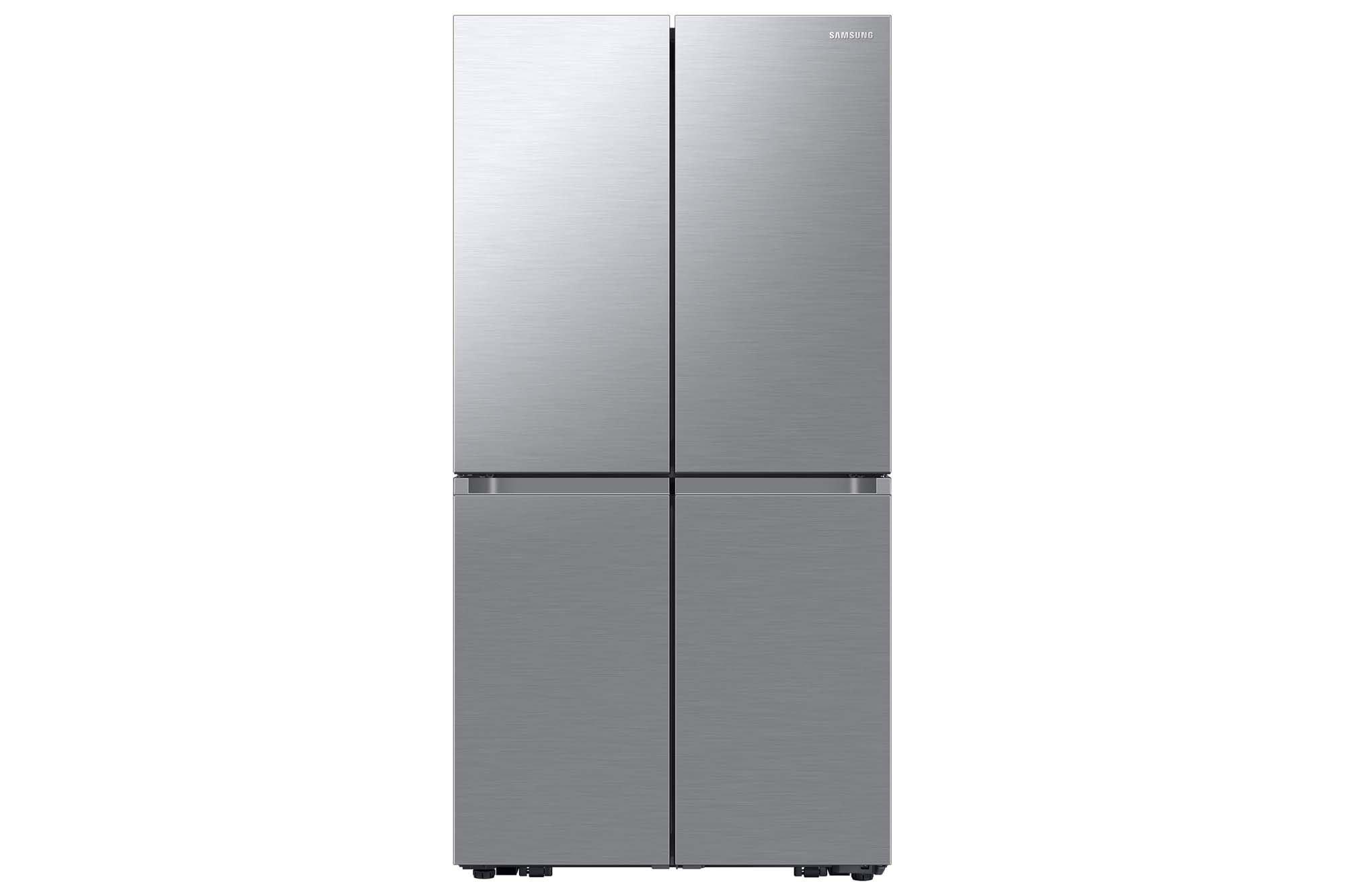 Samsung, Bespoke AI French Door Side by Side Refrigerator 17.3Cu.ft, Freezer 9.4Cu.ft, Silver