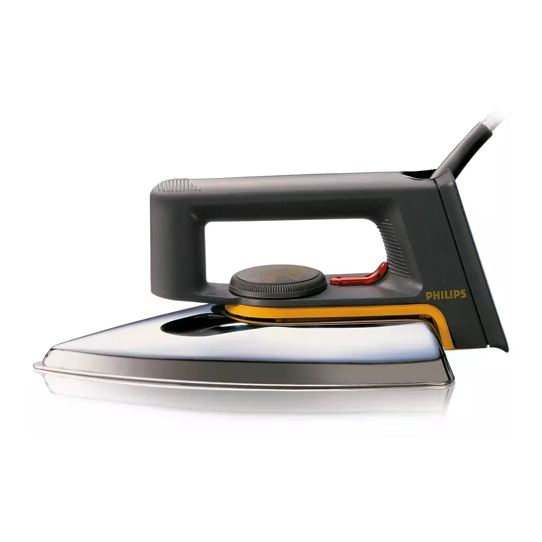 Philips Classic Dry Iron 1000W with Aluminum Soleplate Black