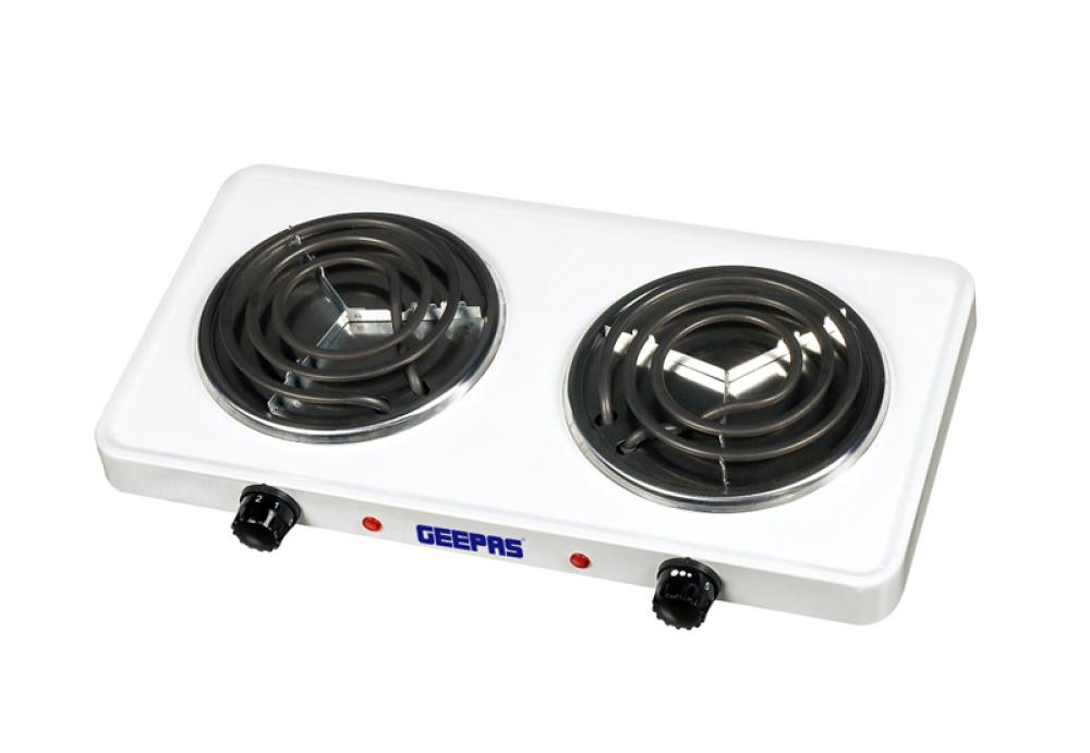 Geepas 2-burner spiral electric hob