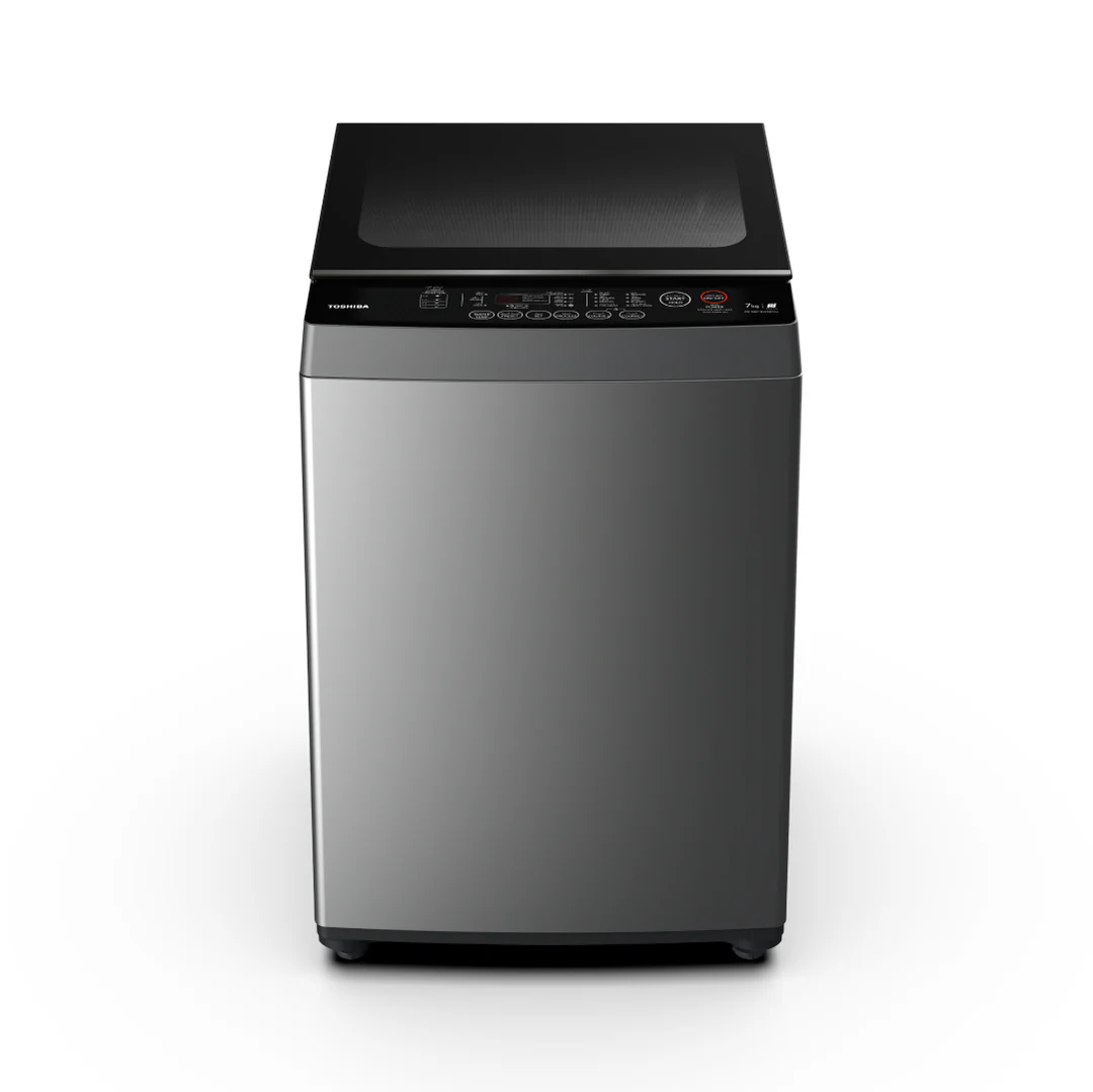Toshiba 7kg Top Load Automatic Washing Machine, Silver
