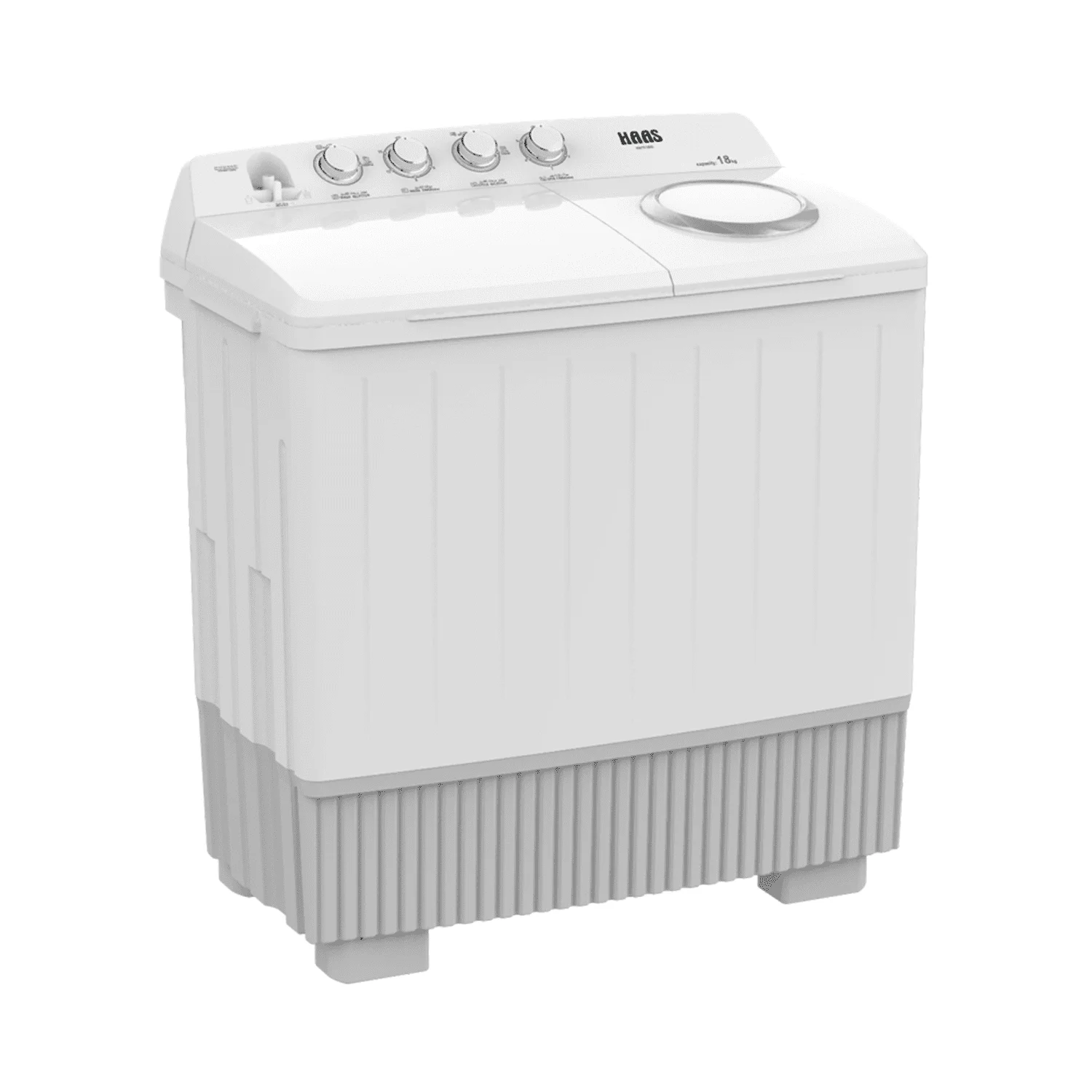 Haas Twin Tub Washing Machine 18 kg