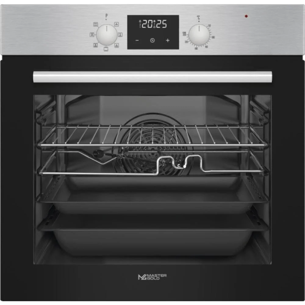Master Gold Built-in Electric Oven 60cm 8 Functions Steel Fan