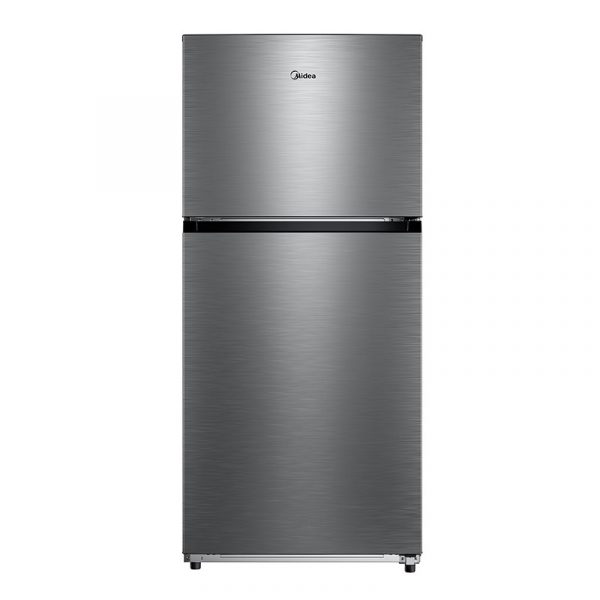 Midea Refrigerator and Freezer Two Doors -13.1 Cu.ft Fridge & 5.2 Cu.ft Freezer – Bru Steel