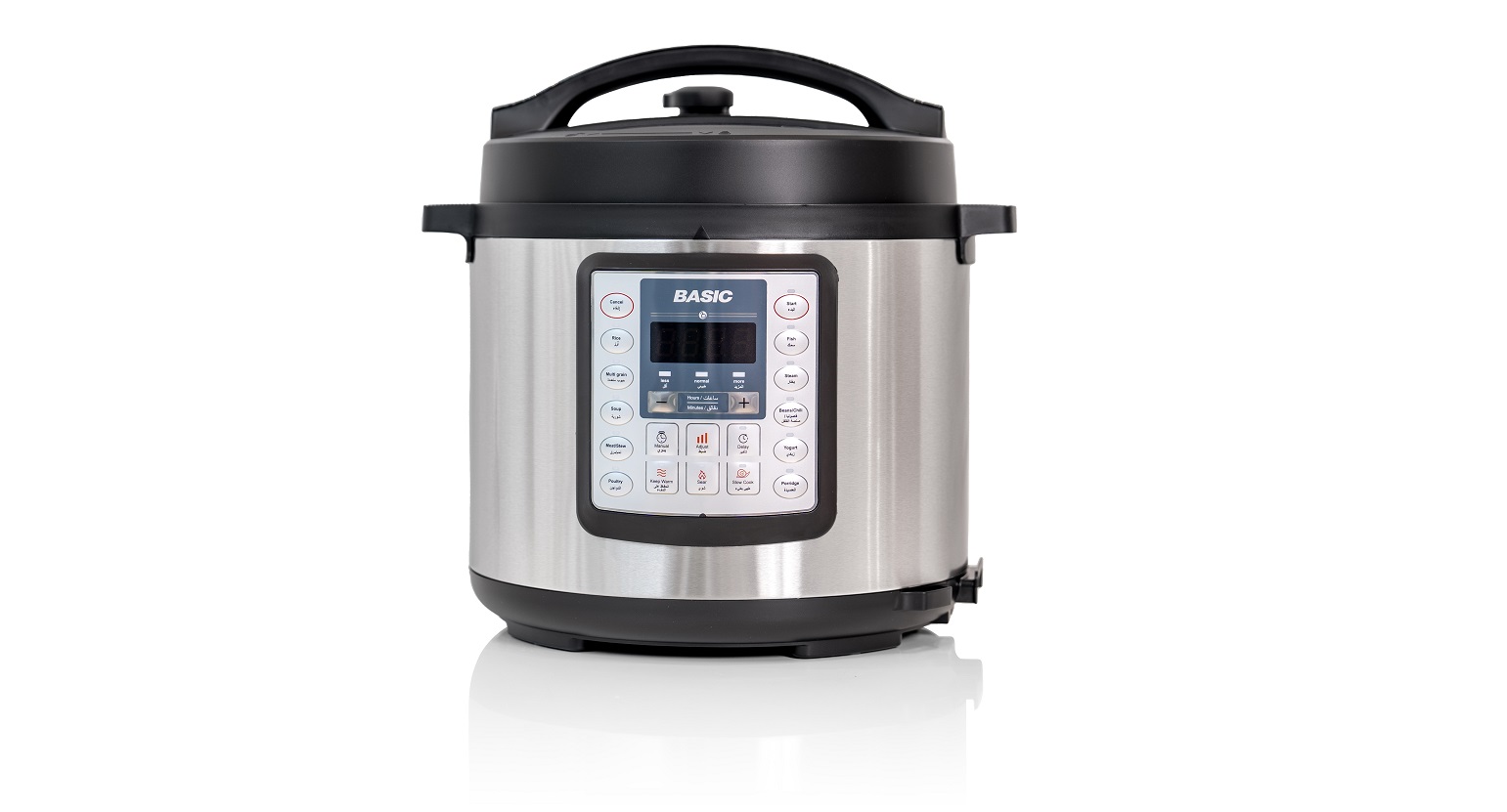 Basic pressure cooker 5.7 liters, 15 functions, 80 kPa