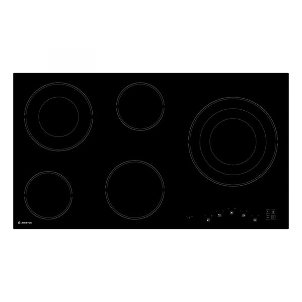 Ariston – Built-in Vitro Ceramic Hob – 5 Burners – Black
