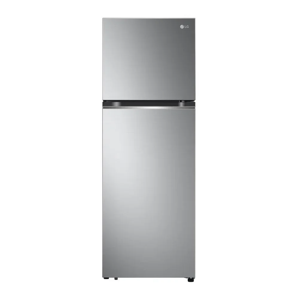 LG Double Door Refrigerator, 11.8 Cu. Ft. (335L, Inverter, Multi Air Flow, Smart Inverter, Made in Indonesia), Stainless Steel