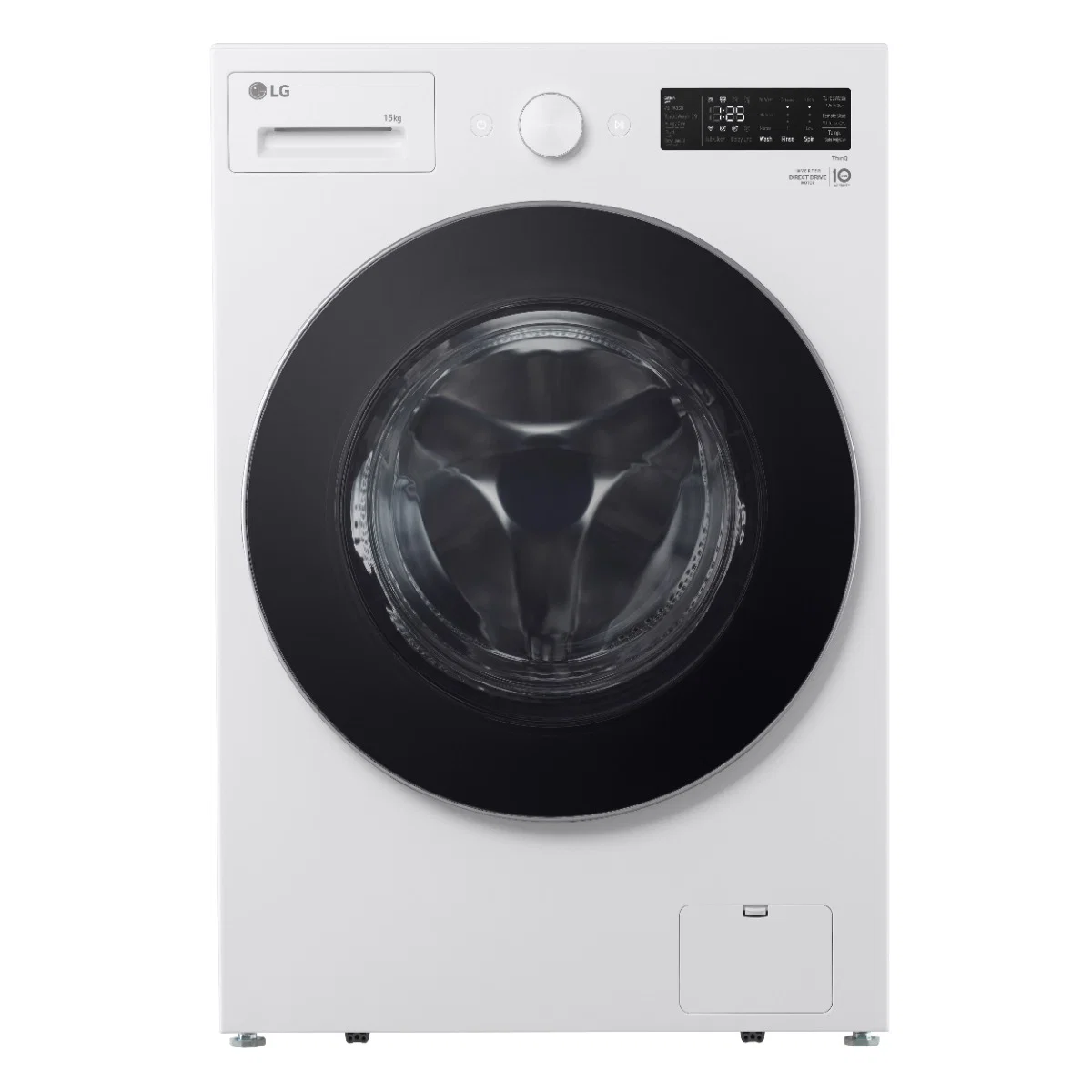 LG Front Load Washing Machine, 15 kg ,White