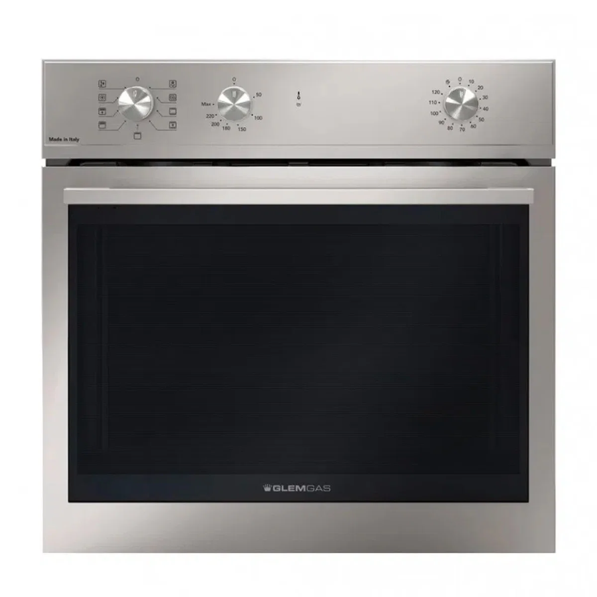 Glem gas oven, 59.7 cm, electric grill, 9 stainless functions