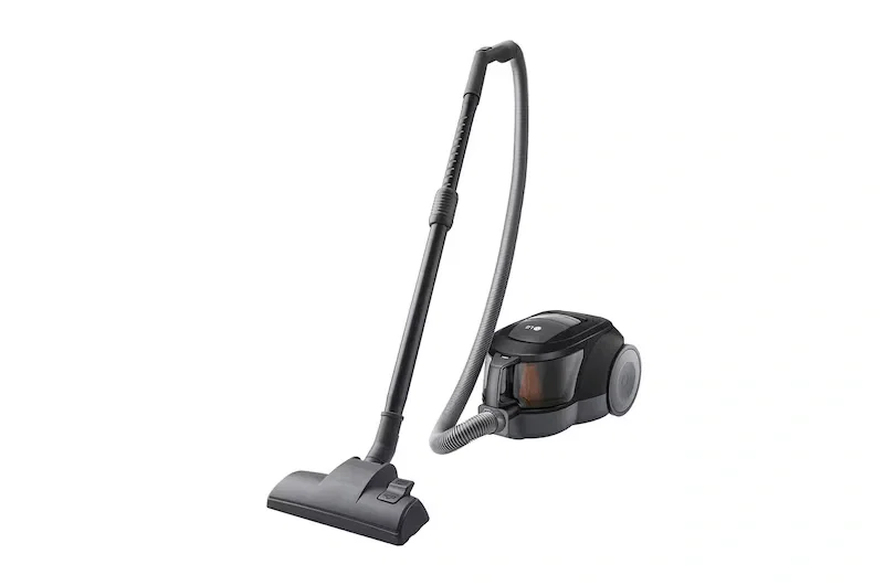 LG Bagless Vacuum Cleaner 1800W 1.3L Canister Ellipse Cyclone HEPA Filter Silver