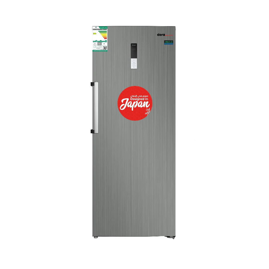 Dora Upright Freezer 380L  Inverter No Frost Inox