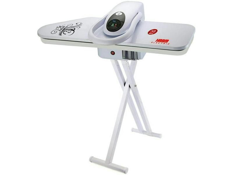 Ham Steam Press Iron, 38 Inch, 2200 Watts, White Touchscreen
