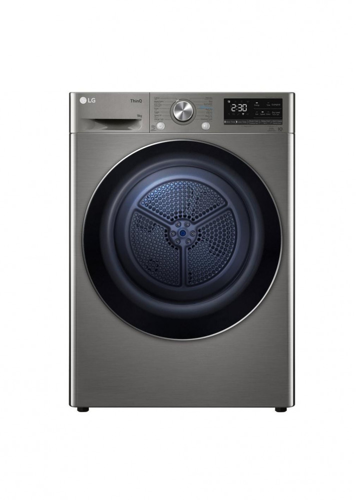 LG 9kg Condenser Dryer, 14 Programs, Silver, Korean