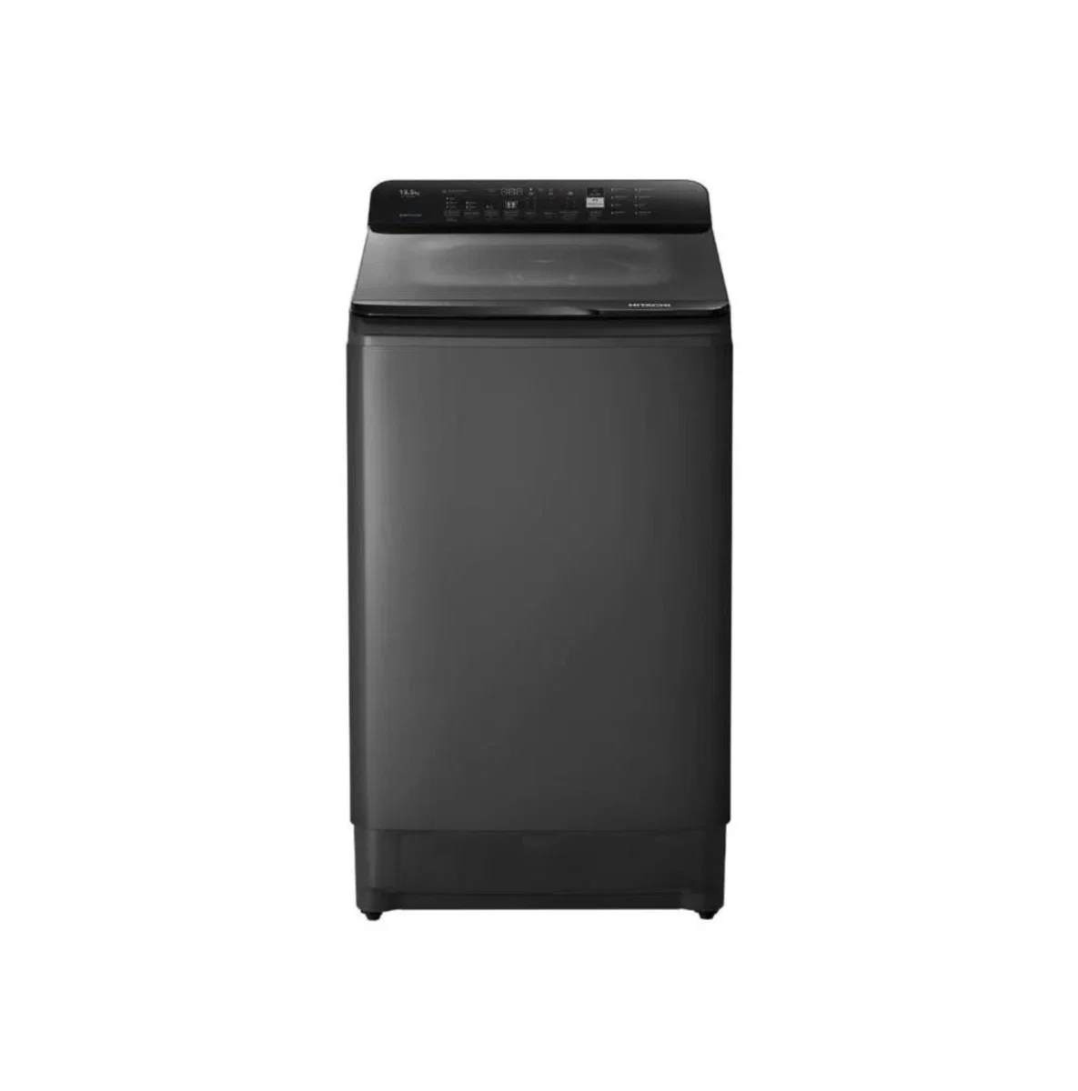 Hitachi - Automatic Washing Machine, Top Load, Hand Wash Mode, Quick Wash Program, Dual Waterfall, Soak Function, Gray