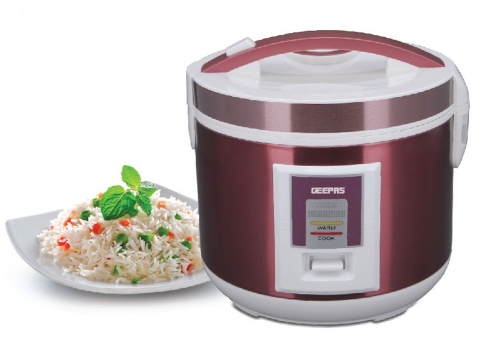 Geepas Electric Rice Cooker, Pink, Cup